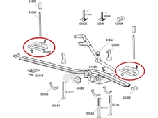 Thule Запчасть 34368 площадка  крепления колеса (Thule велокрепление 591)