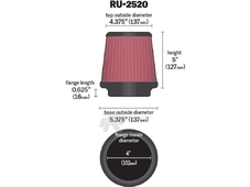 K&N Filters Фильтр воздушный, вход 102мм (длин.-9,верх-11,низ-14) см.