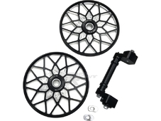 TKI Комплект установки колёс Snowflake 9'' для POLARIS ось смещения 1 INCH/2 WHEEL в комплекте (черный) в Челябинске