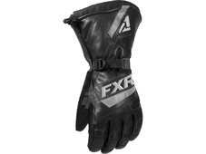 FXR Перчатки Leather Gauntlet кожаные черный (размер 2XL) в Челябинске