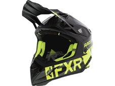 FXR Шлем Helium Carbon Race Div Black/HiVis (размер XL) в Челябинске