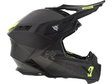 FXR Шлем Helium Carbon Race Div Black/Char/HiVis (размер L)